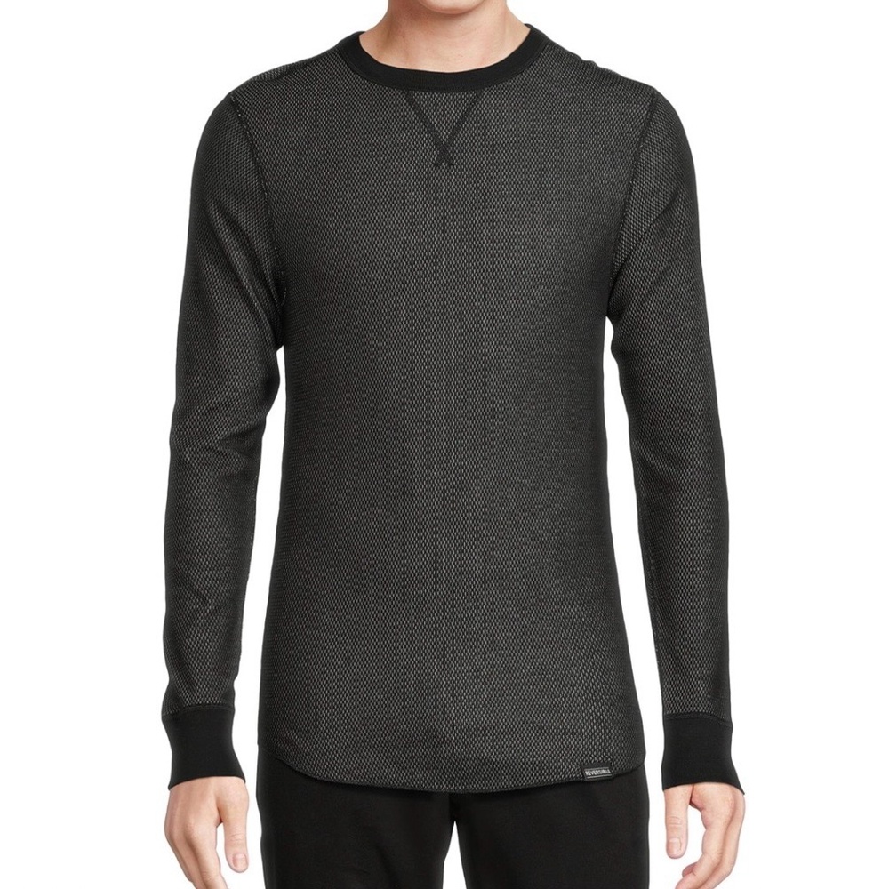 Hanes Originals Men's Raschel Reversible Knit Thermal Top